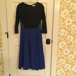 Boden colorblock dress size 4R